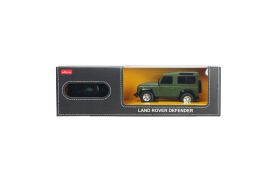 Masina cu telecomanda land rover defender verde cu scara 1 la 24
