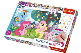 Puzzle trefl 35 cu abtibilde my little pony