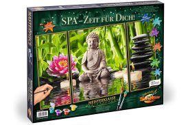 Kit pictura pe numere schipper spa timp pentru tine, 3 tablouri