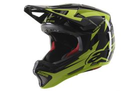 Casca Alpinestars Missile tech Airlift Black/yellow Fluo S (55-56 cm)