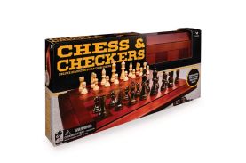 Joc sah si dame deluxe din lemn