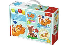 Puzzle trefl baby clasic animale de companie