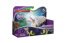 Dragons3 set dragon furia luminii cu figurina hiccup