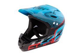 Casca Force Tiger Downhill Negru/Albastru/Rosu S-M (57-58 cm)