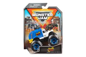 Monster jam masinuta metalica crush cycle scara 1 la 64