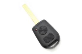 BMW - carcasă cheie cu 2 butoane și lama 2 piste (model nou) - CARGUARD