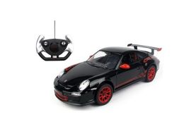 Masina cu telecomanda porsche gt3 negru cu scara 1 la 14