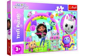 Puzzle trefl 24 maxi gabbys dollhouse casa lui gabby