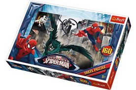 Puzzle trefl 160 urmarind raufacatorii spiderman