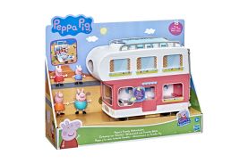 Peppa pig masina pe roti a familiei