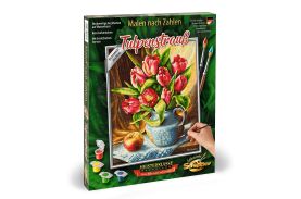 Kit pictura pe numere schipper buchet de lalele