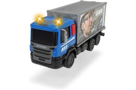 Masinuta utilitara scania city team albastra