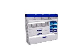 Sistem mobilier modular Provan LVNS-2002-1 pentru MERCEDES Sprinter 2018, ampatament L4 (4325 mm) tractiune spate, inaltime H3 (2825 mm)