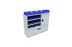 Sistem mobilier modular Provan VCPL-125-015-1 pentru CITROEN Nemo 2008-2017, ampatament L1 (2513 mm), inaltime H1 (1721 mm)