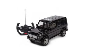 Masina cu telecomanda mercedes-benz g55 negru cu scara 1 la 14