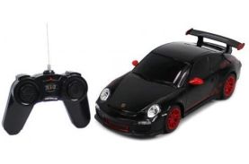 Masina cu telecomanda porsche gt3 rs negru rs scara 1 la 24