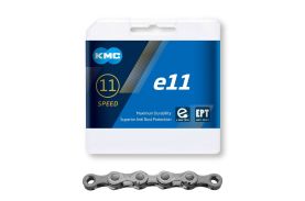 Lant KMC E11 EPT 11 Viteze 136 zale Ebike, Argintiu