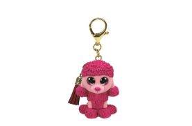 Plus breloc ty 8.5cm mini boos patsy poodle roz