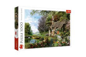 puzzle trefl 1000 casuta de pe lac