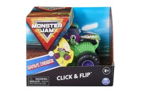 Monster jam grave digger seria click flip scara 1 la 43