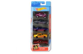 Set 5 masini hot wheels design cu flacari