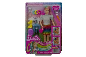 Barbie papusa barbie cu par curcubeu