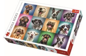 Puzzle trefl 1000 portret catelusi simpatici