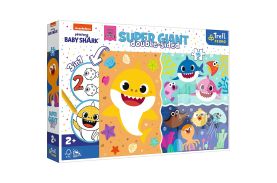 Puzzle trefl primo  super giant 15 baby shark
