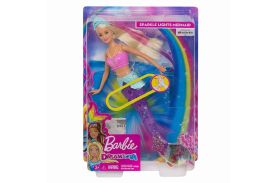 Papusa barbie sirena cu lumini si sunete