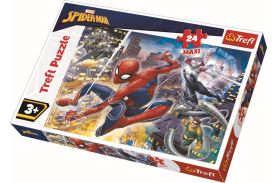 Puzzle trefl 24 maxi curajosul spiderman