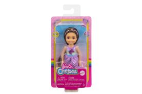 Barbie papusa chelsea satena cu bentita roz