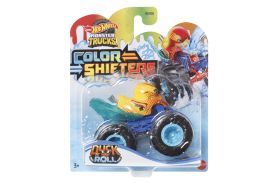 Hot wheels monster truck camion duck n roll cu culori schimbatoare scara 1:64