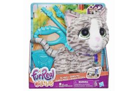 Furreal cu pisica la plimbare