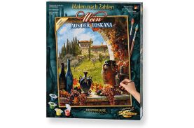 Kit pictura pe numere schipper vinul din toscana