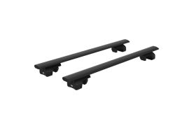 Bare transversale din aluminiu CRUZ Airo Dark 108, 925-811, pentru Hyundai Inster 5d (railing) (2025 -> prezent), Sistem cu prindere pe bare longitudinale