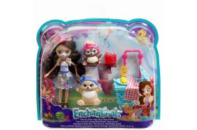 Enchantimals set tematic cu prietenii la picnic