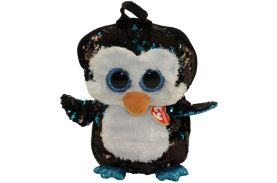 Rucsac de plus ty cu paiete pinguinul waddles
