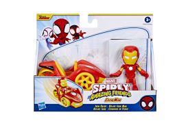 Spidey prietenii extraordinari set vehicul si figurina iron man
