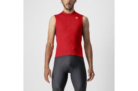 Tricou fara maneci Castelli Entrata VI SL Rosu L