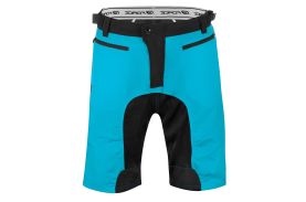 Pantaloni Force MTB-11 cu sub-pantaloni cu bazon Albastri S