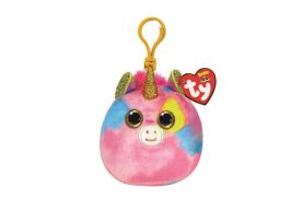 Plus breloc ty 8.5cm squishy beanies fantasia unicorn multicolor