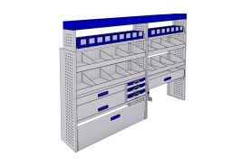 Sistem mobilier modular pe partea stanga Provan 57-1-140-00 pentru IVECO Daily 2014, ampatament L2 (3520 mm), inaltime H2 (2580 mm)