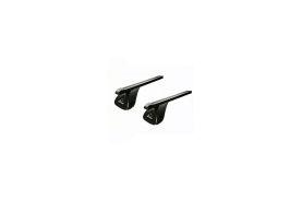 Sistem Bare transversale Green Valley ORIGINAL otel pentru RENAULT Megane II, 4 usi Sedan cu plafon de sticla, model 2003-2008, Sistem cu prindere in puncte fixe