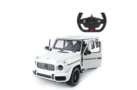 Masina cu telecomanda mercedes-benz g63 alb scara 1 la 14