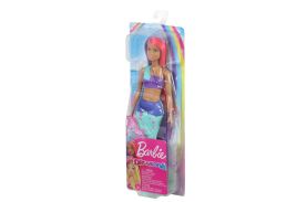 Barbie papusa sirena cu parul in doua culori