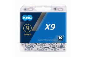 Lant KMC X9 Silver/Grey 9 Viteze 116 Zale - Set 25 bucati