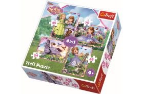Puzzle trefl 4in1 lumea sofiei