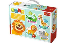 Puzzle trefl baby clasic animalute safari