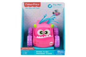 Fisher price masinuta bebe monstruletul roz plimbaret