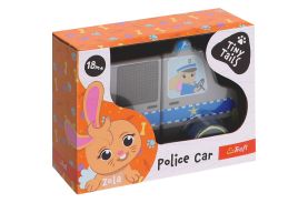 Trefl tiny tails jucarie de lemn masina de politie